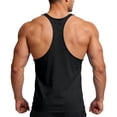thumbnail image 5 of Yertdoel Tank Tops Men Solid Color Sleeveless T-shirts Breathable Wicking Outdoor Running Training Tank Top, 5 of 8