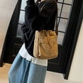 thumbnail image 6 of RUISINERY Fashion Nylon Shoulder Bag Bucket Styles Crossbody Bags Satchel Purse For Daily Commute And Travel With Adjustable Strap, 6 of 8