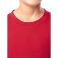 thumbnail image 5 of Fruit of the Loom Boy's Sleep Long Sleeve Top & Velour Fleece Pajama Set, 2-Piece, Sizes 4-16, 5 of 11