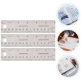 thumbnail image 3 of 3Pcs Multi-function Kids Rulers Convenient Cork Backing Rulers Portable Straight Rulers, 3 of 7