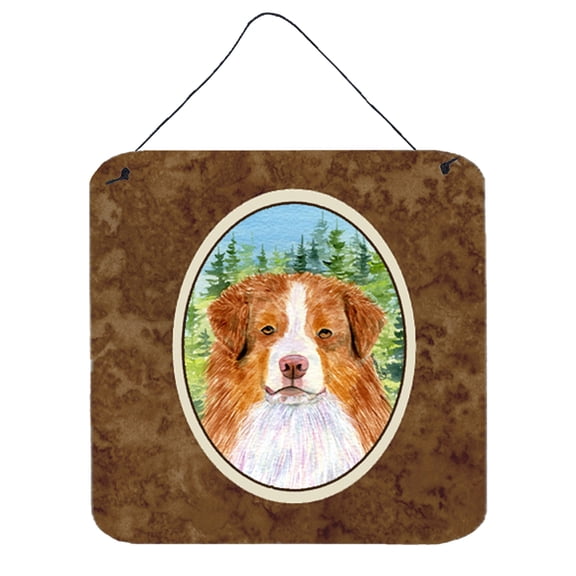 Carolines Treasures SS8317DS66 Australian Shepherd Aluminum Metal Wall or Door Hanging Prints, 6 x 6", Multicolor
