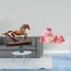 thumbnail image 2 of Elegante escultura de ciervo a caballo, figura decorativa coleccionable para escritorio o mesa, ideal para decorar la sala de estar, la cocina,, 2 of 8