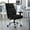 Black Fabric, variant on Flash Furniture HERCULES Series Big & Tall 400 lb. Rated Black LeatherSoft Ergonomic Task Office Chair with Clean Line Stitching and Arms