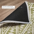 thumbnail image 6 of Addison Rugs Dream Shag Premium Machine Washable Transitional Tribal, Boho Olive Rectangle Rug, 5' x 7'6", 6 of 8