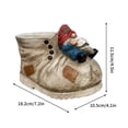 thumbnail image 3 of Xihbxyly Ofertas Relampago Maceta Decorativa de Resina, Adornos Enanos, Zapatos Cabezones, Maceta Pequeña, 3 of 7