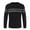 Black, variant on ZKCCNUK Autumn And Winter New Round Neck Color Matching Personality Trend Men's Striped Sweater