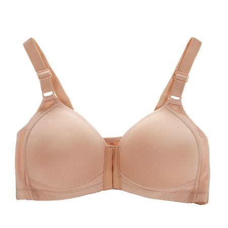 

Akiihool Womens Plus Size Womens Bras Comfortable Women s Push Up Bra Deep V Plunge Underwire T-Shirt Bra Multiway (Beige 90)