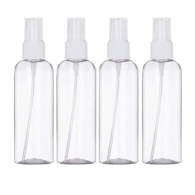 Accesorios para botellas pulverizadoras Botella pulverizadora de 100 ml Mini botella vacía Tamaño Unidades 4 Viajes Equipamiento de viaje