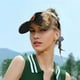 thumbnail image 5 of Fotbe Black Cat in Wildflowers Visera Deportiva con Diseño, Gorra Abierta Ajustable de Algodón para Mujer y Hombre, 5 of 7