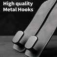 thumbnail image 5 of Car hook suede leather car seat hook head car rear headrest storage small metal hook, 5 of 5