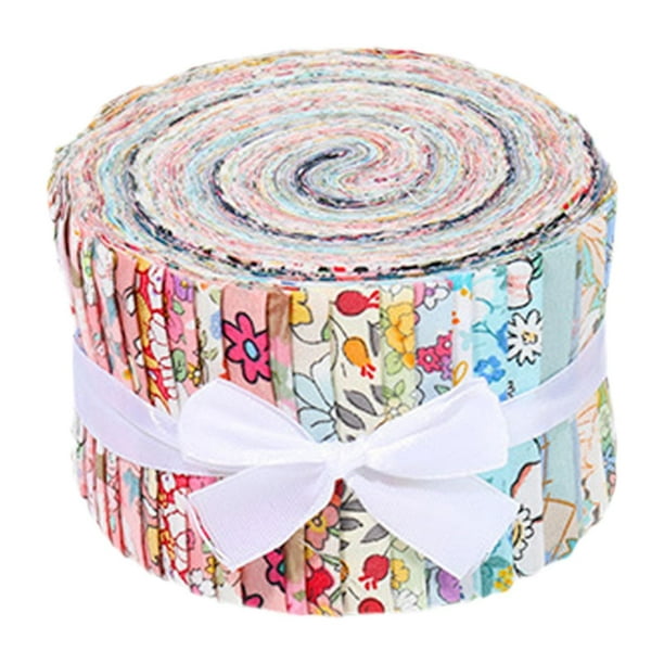 Rollos de tela gelatinosa, tiras de tela gelatinosa, varios patrones para scrapbooking 36 tiras
