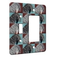 thumbnail image 1 of KuzmarK™ 2 Gang Single Toggle / Single Duplex Rocker Wall Plate - Dappled Gray Andalusian Stallion Horse Pattern Art by Denise Every, 1 of 1