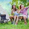 thumbnail image 6 of 600D Oxford Camping Chair Portable Foldable Chair Supports 220 lbs for Picnic, Fishing, Backpacking Purple Halloween Elements, 6 of 8
