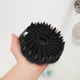 thumbnail image 5 of Exfoliantes corporales de silicona Exfoliantes corporales para piel sensible Cepillo corporal de silicona para ducha Cepillo de baño de silicona de carbón poligonal, 5 of 7