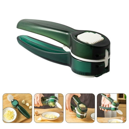 GAXIRE Ginger Press and Garlic Mincer with Ergonomic Handle Kitchen Tool for Cooking, and Easy to Use, 1 Set