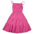 thumbnail image 6 of TAIAOJING Toddler Girls Summer Casual Dress Tiered Dresses Spaghetti Straps Twirl Swing Size 6 14T Fashionable 12-13Y, 6 of 8