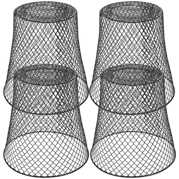 ColoMX Protector de plantas resistente, malla diseñada para jaula de plantas, cubierta para maceta multiusos, 4 Uds.