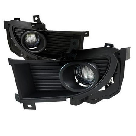 05 Fog Light Kit - Spec-D Tuning LF-LAN05COEM-HZ Clear Fog Lights with Wiring Kit for 04 to 05 Mitsubishi Lancer, 7 x 10 x 14 in.