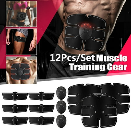 Core Management Training (ABS Stimulator Training, Buttocks Arms Abdominal Muscle Trainer Smart Body Building Fitness Ab Core Toners Work)