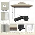 thumbnail image 5 of LAZY BUDDY Ez Set-up Pop up Canopy Tent, 12' x 12' Pop up Gazebo Outdoor Instant Shelter Folding Canopy Tent with Wheeled Bag, 5 of 11