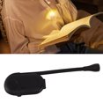 thumbnail image 1 of Clip On Book Light, Black ABS And PVC Clip On Reading Light 400mAh Stepless Dimming  For School, 1 of 8