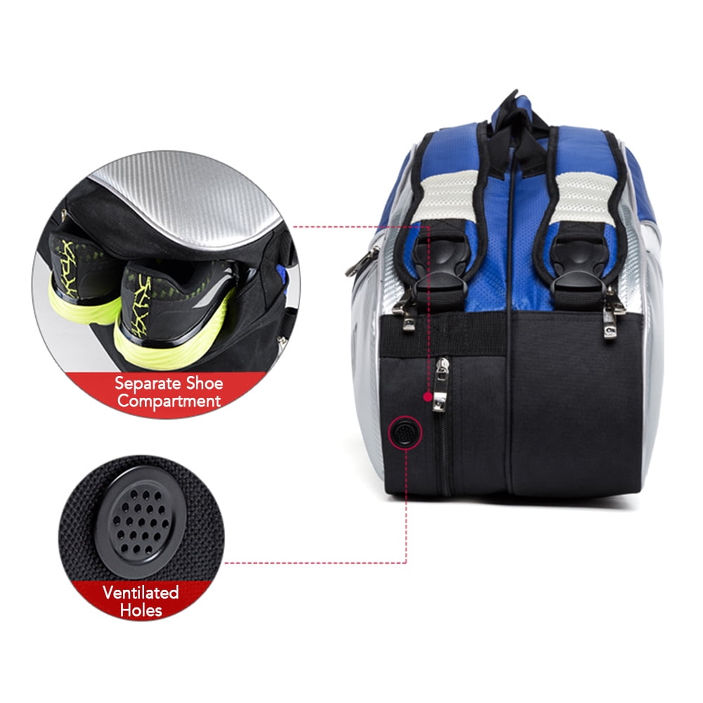 badminton bag with shoe compartment