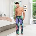 thumbnail image 6 of GZHJMY Elephant Pajama Pants for Men, Lounge Pants Lightweight Men Pajama Bottoms with Drawstring Pockets, Christmas New Year Birthday Gifts, Small, 6 of 6