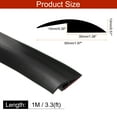 thumbnail image 2 of Uxcell Floor Transition Strip Self Adhesive, Cover for Uneven Floors 0.5" x 3.3ft Black, 2 of 6