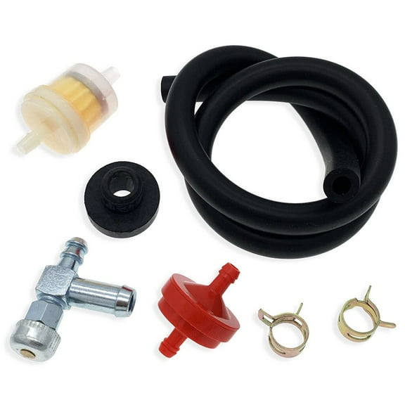 Fuel Gas Tank Grommet Shut Off Valve Fuel Line Kit For Mtd For Troy Cub Cadet Lawn Mowe Generators Snow Blower Etc Replacement