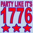 thumbnail image 2 of CafePress - Party Like Its 1776 Body Suit - Baby Light Bodysuit, Size Newborn - 24 Months, 2 of 4