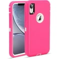 thumbnail image 4 of Entronix Funda Resistente para iPhone XR, Triple Capa a Prueba de Golpes y Protección contra Caídas, Color Rosa, 4 of 9