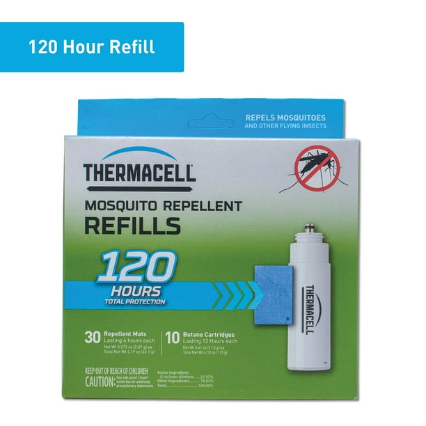 Thermacell Mosquito Repellent Refills; 30 Mats, 10 Fuel Cartridges