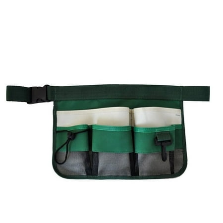

Pocket Gardening Tools Belt Bags Garden Waist Bag Hanging Pouch Gardening Tool Bucket Organizer with Multi-Pocket (Green)