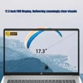 thumbnail image 3 of HP 17.3" Touchscreen Laptop, Intel Core i3, 8GB RAM, 512GB SSD + 128GB eMMC, Windows 11 H, Silver, 3 of 10