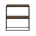 thumbnail image 4 of Furinno Moretti Modern Wide Stackable Shelf, Columbia Walnut, 4 of 4