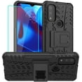 thumbnail image 1 of Moto G Pure Case, Moto G Pure Phone Case with HD Screen Protector, FYBTO for Shockproof Silicone Protective with Kickstand Hard Phone Cover for Moto G Pure (Black), 1 of 6