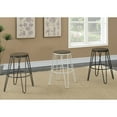 thumbnail image 4 of Furniture of America Tailor Industrial 26" Metal Bar Stools - Set of 2, White Metal Finish, 4 of 7
