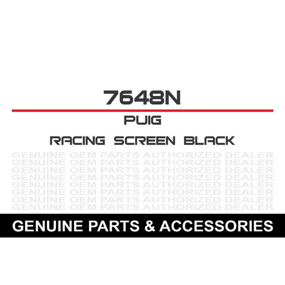 Puig Z-Racing Windscreen | Black (7648N)