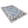 thumbnail image 2 of Tientsin Blue Patchwork Polyester Area Rugs for Living Room Washable Rugs Boho Moroccan Area Rug Soft Geometric Bohemian Distressed Indoor Rug for Bedroom Dining Room Office Foldable Nonslip Rug, 2 of 9
