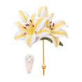 thumbnail image 1 of OULII Decorative Towel Hooks Flower Shaped Wall Hook for Hotel Use 1Set, 1 of 8