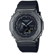 Casio GM2100BB-1A Men's G-Shock Black Ana-Digi Dial Strap Watch
