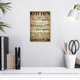 thumbnail image 3 of Elephant Stock Kitchen Inspiration Wall Art - Vertical Canvas Wall Art - Dining Room Wall Decor - Inspirational And Typography Canvas - Black And Red Decor - 8" x 12", 3 of 8