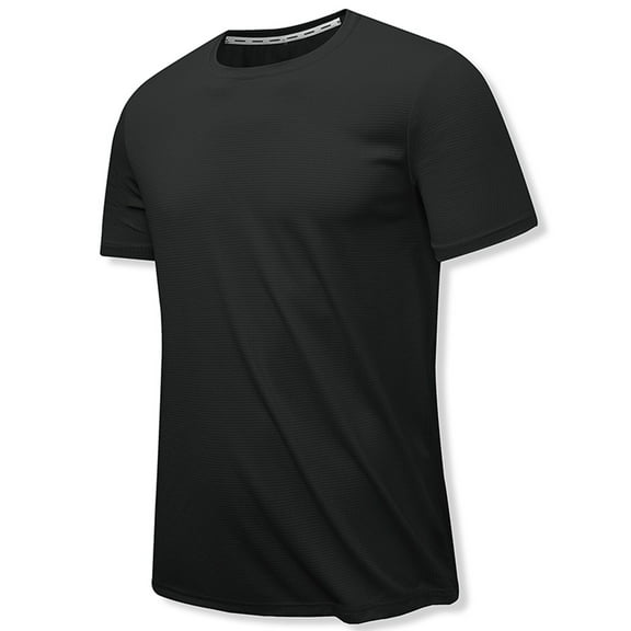 cllios Moisture Wicking Shirts for Men Big and Tall Quick Dry Athletic Exercise Active Gym Performance Short Sleeve Tee Tops