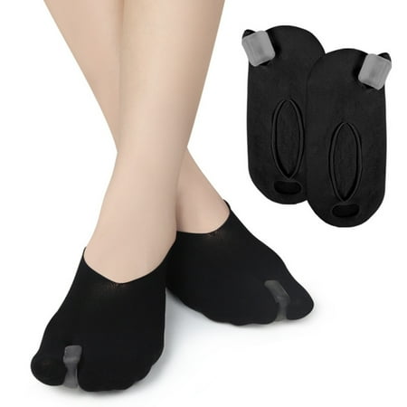 

Split Toe Design Socks Comfortable Low-Cut Liners Socks for Toes Hallux Valgus Corrector Black