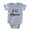 Heather Grey, variant on CafePress - I Love Ghosts_Bl - Cute Infant Baby Football Bodysuit