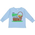 thumbnail image 3 of Inktastic This Boy is on the Hunt Easter Eggs Boys Long Sleeve Toddler T-Shirt, 3 of 5