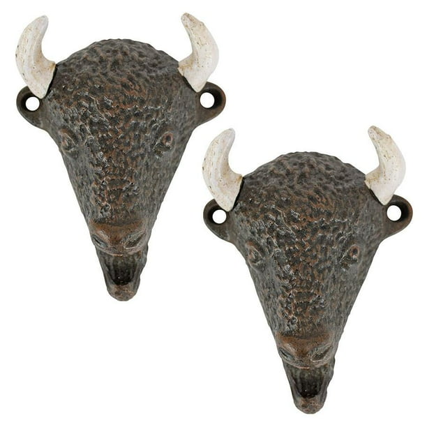 The Great White Buffalo Cast Iron Bottle Opener: Set Of Two