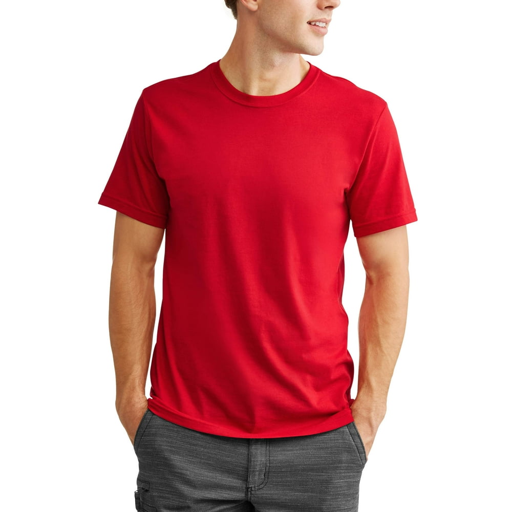 Men’s Short Sleeve Performance Tee, up to size 5XL Walmart
