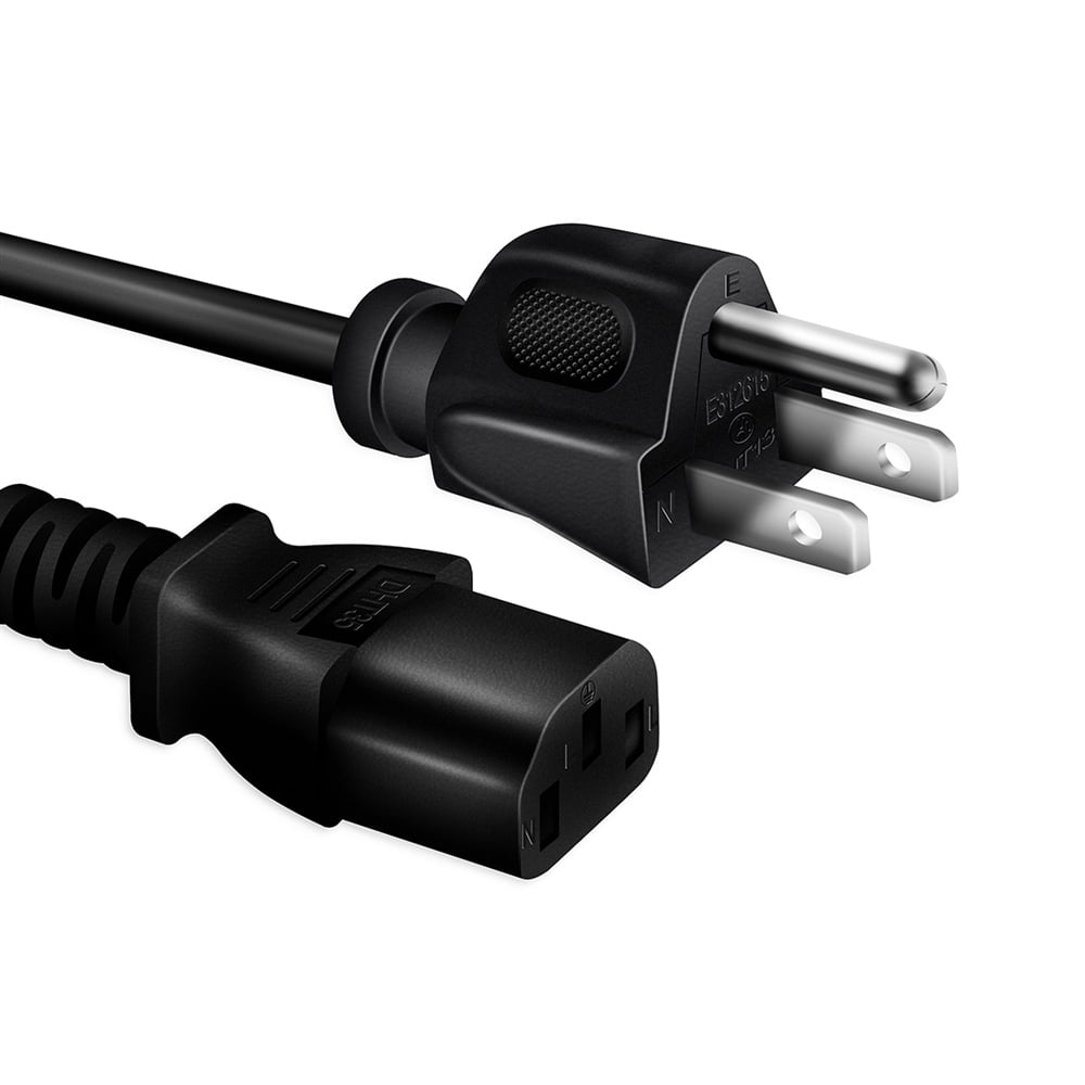 Vani 5ft UL Power Cord Cable for Technics Record Player SL-BD22 SL-B270U SL-QD2 