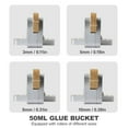 thumbnail image 5 of Handheld Commercial Hot Melt Glue Dispenser with Temperature Control &4 Different Sized Rollers,Hot Melt Glue Machine for Envelope&Packaging- Optional 50ml/150ml Glue Barrels, 5 of 8